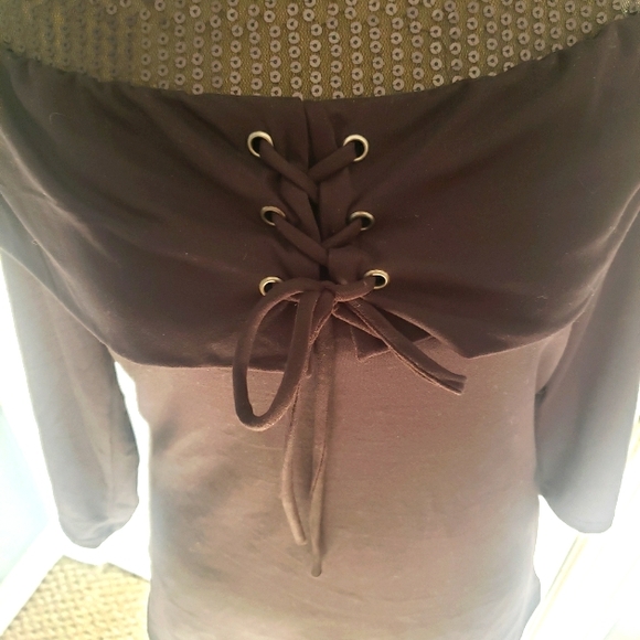 🏝3for$25 Knit Off the Shoulder Shirt - Picture 3 of 5